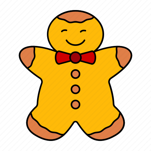Gingerbread, cookie, biscuits, bakery, man icon - Download on Iconfinder