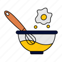 eggbeater, masher, bowl, manual, handheld, food