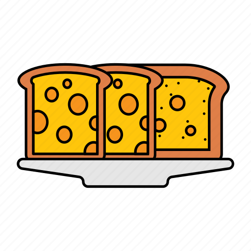 Bread, slices, toast, bakery, sweet, fresh icon - Download on Iconfinder