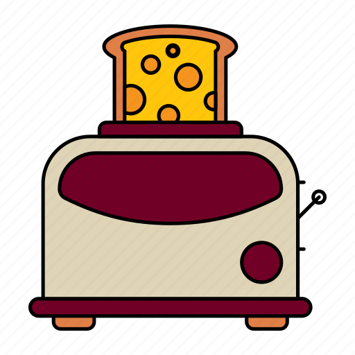 Toaster, bread, slice, toast, bakery icon - Download on Iconfinder