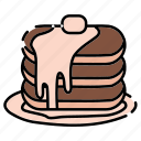 baker, bakery, pastry, chef, pancake, cake