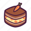 bakery, cake, carrot, dessert, food, slice, piece 