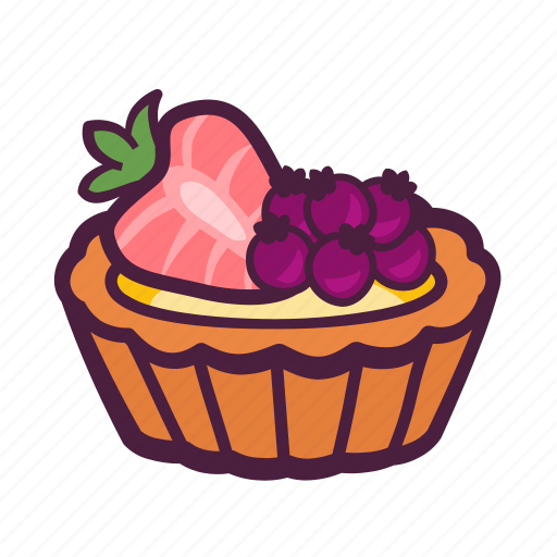 Berries, dessert, pastry, fruit, pie, tart icon - Download on Iconfinder