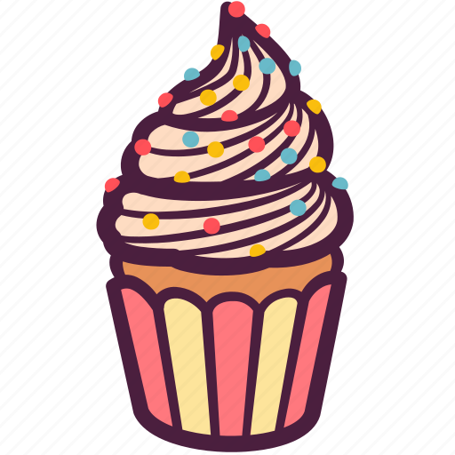 Cake, cupcake, dessert, small cake, cream cake icon - Download on Iconfinder