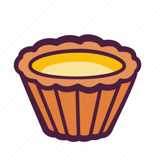 Pastry, food, tart, bakery, egg tart icon - Download on Iconfinder