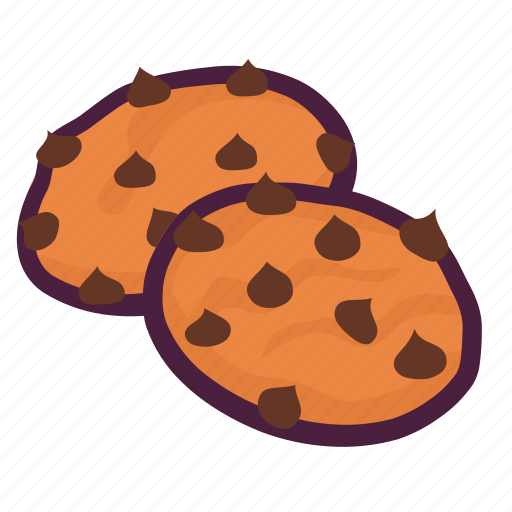 Snack, biscuits, cookies, chocolate, chocolate chip icon - Download on Iconfinder