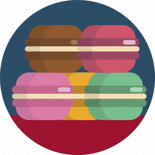 Bakery, french, fresh, macarons, pastry, product, sweet icon - Download on Iconfinder