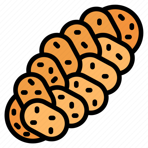 Challah, handmade, bread, bakery, dessert, baked, sweet icon - Download on Iconfinder