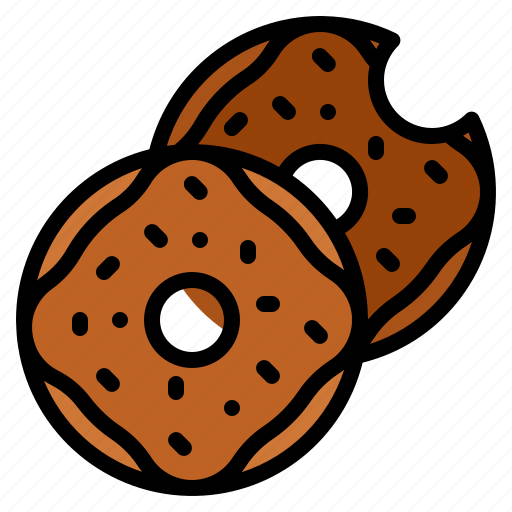 Donut, snack, bakery, meal, baked, sweet icon - Download on Iconfinder