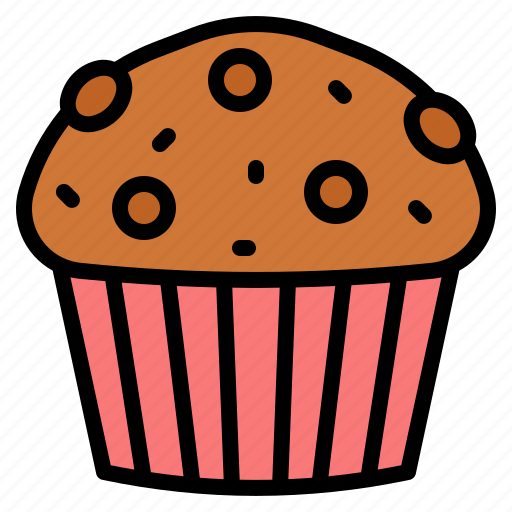 Muffin, cupcake, bakery, dessert, cafe, baked, sweet icon - Download on Iconfinder