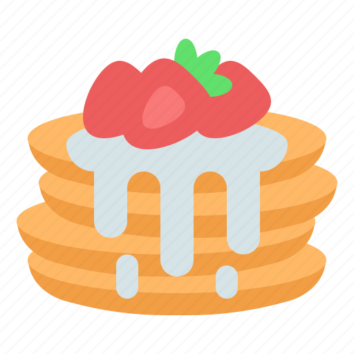 Pancake, bakery, dessert, cafe, baked, sweet, chocolate icon - Download on Iconfinder