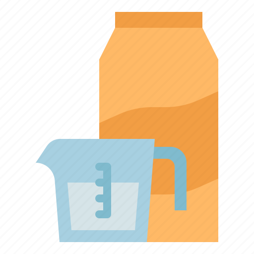 Milk, healthy, food, breakfast, glass, measuring, cup icon - Download on Iconfinder