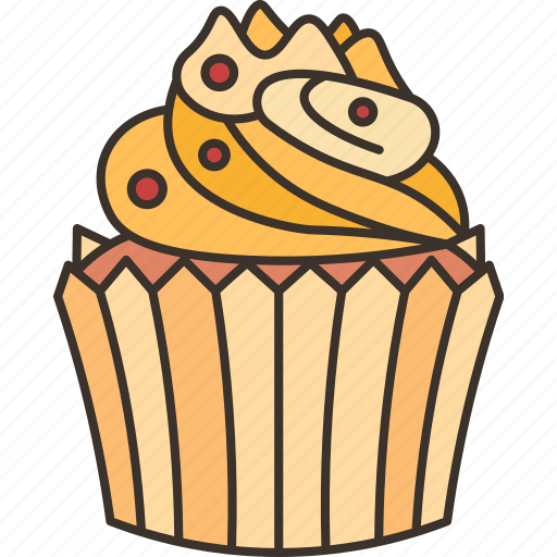 Cupcake, baked, dessert, sweet, party icon - Download on Iconfinder
