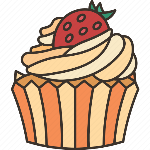 Cupcake, dessert, baked, pastry, food icon - Download on Iconfinder