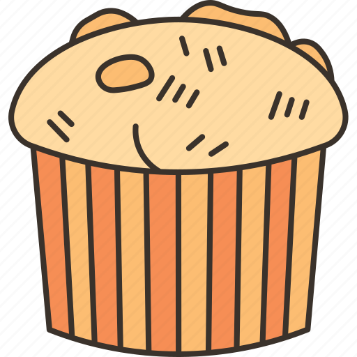 Muffin, bakery, sweet, cake, snack icon - Download on Iconfinder