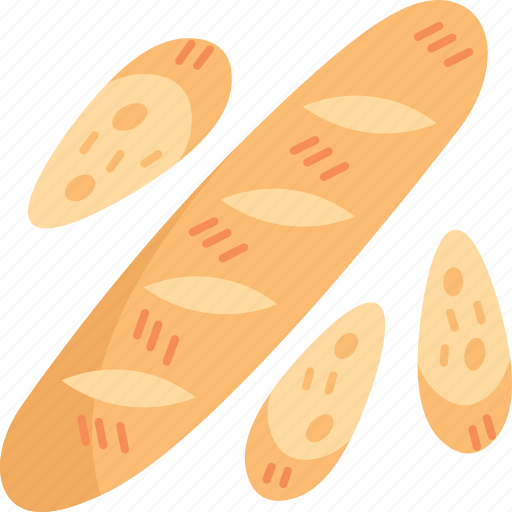 Baguette, bread, bun, pastry, loaf icon - Download on Iconfinder