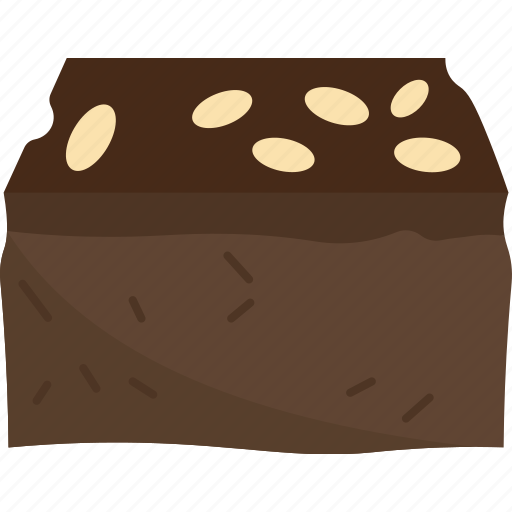 Brownie, chocolate, cake, baked, pastry icon - Download on Iconfinder
