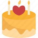 cake, birthday, party, dessert, baked
