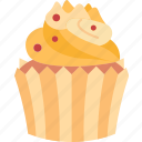 cupcake, baked, dessert, sweet, party