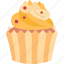 cupcake, baked, dessert, sweet, party 