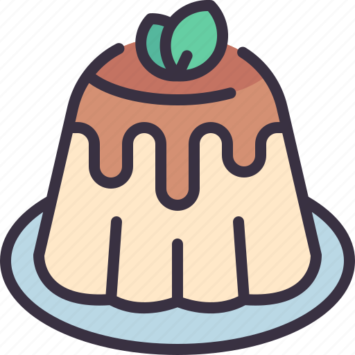 Pudding, sweet, dessert, sugar, food icon - Download on Iconfinder