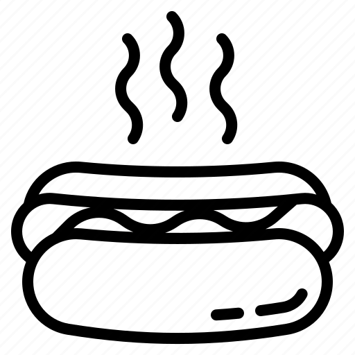 Hotdog, food, sausage, bun, restaurant icon - Download on Iconfinder