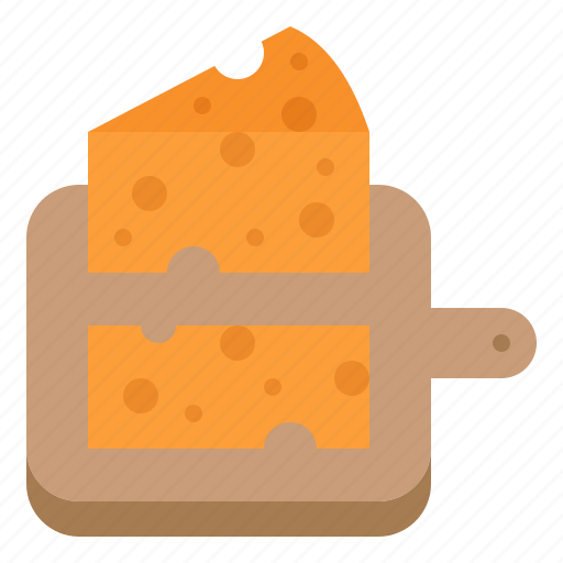 Cheese, slice, food, restaurant, dairy icon - Download on Iconfinder
