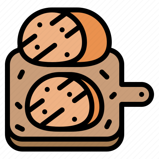 Bread, slice, bakery, shop, food icon - Download on Iconfinder