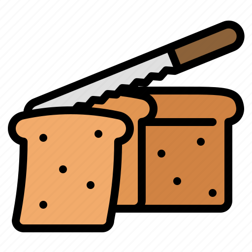 Bread, slice, food, wheat, toast icon - Download on Iconfinder