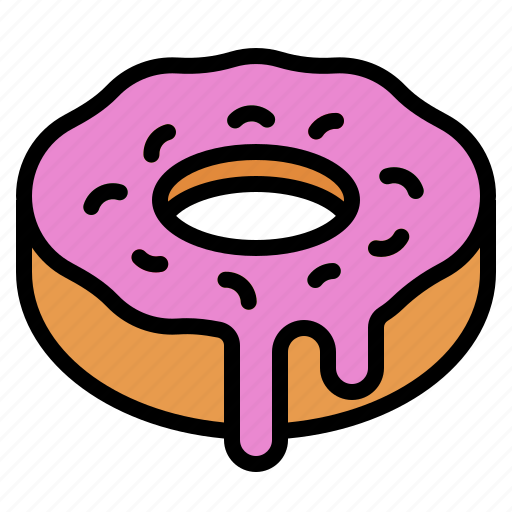 Donut, dessert, sweet, doughnut, food icon - Download on Iconfinder