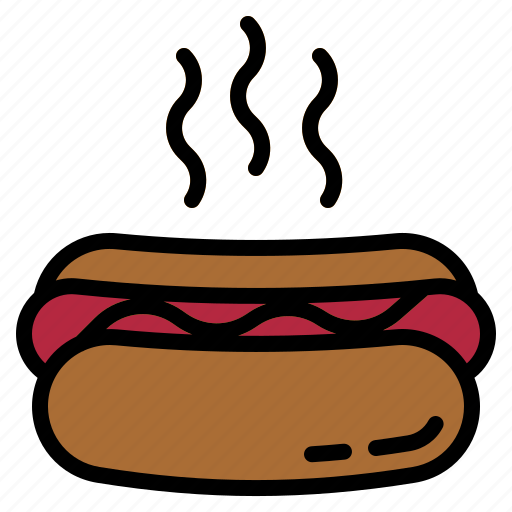 Hotdog, food, sausage, bun, restaurant icon - Download on Iconfinder