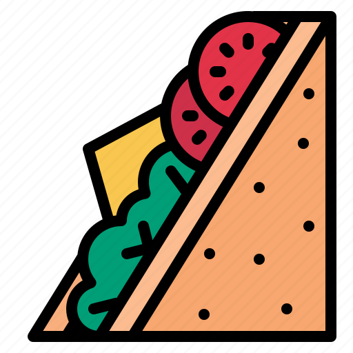 Sandwich, bread, food, lunch, breakfast icon - Download on Iconfinder