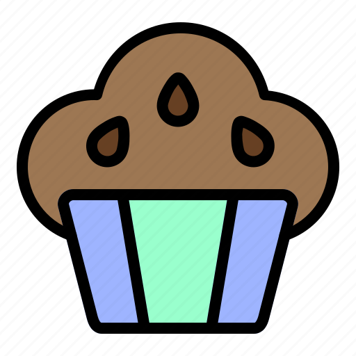 Muffin, bakery, cupcake, pastry, dessert, sweets, bread icon - Download on Iconfinder
