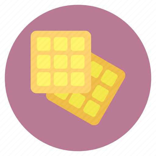 Waffle, bakery, breakfast, food, dessert, bread, cupcake icon - Download on Iconfinder