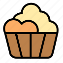 bakery, bread, cake, food, sweet, cupcake, dessert