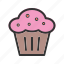 - muffin, dessert, cupcake, sweet, cake, food, bakery, bakery-food 