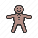- gingerbread, christmas, cookie, xmas, food, sweet, man, decoration