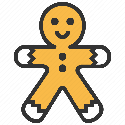 Gingerbread, bakery, food, sweet icon - Download on Iconfinder