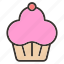 bakery, birthday, cupcake, sweet 