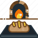 stone, oven, bake, cooking, stove, bakery, bread