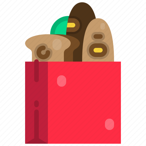 Bakery, pastry, bread, shopping, bag, breakfast icon - Download on Iconfinder