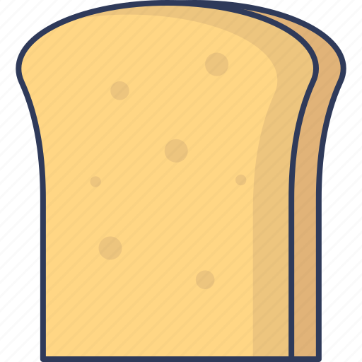 Bread, bakery, food, lunch, sandwich, breakfast, slice icon - Download on Iconfinder