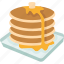 pancake, syrup, pastry, breakfast, gourmet 