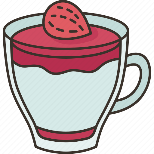 Panna, cotta, dessert, mousse, pudding icon - Download on Iconfinder