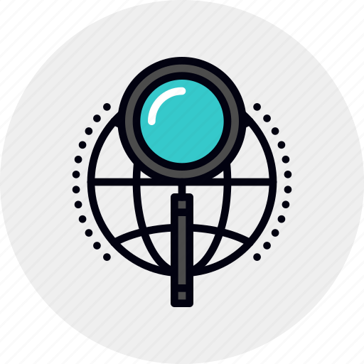 Analysis, environmental, global, globe, magnifier, research, world icon - Download on Iconfinder
