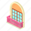 architecture, balcony, house, isometric, narrow, object, window 
