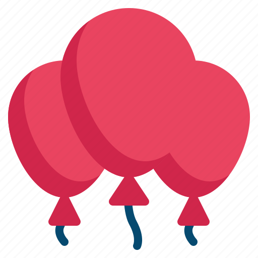 Balloon, group, party, happy, toy icon - Download on Iconfinder