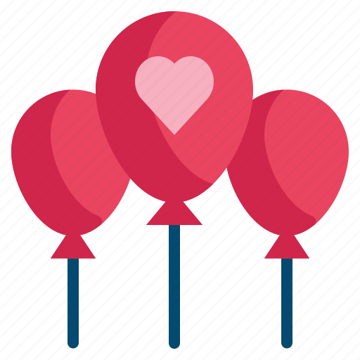 Heart, love, balloon, flying icon - Download on Iconfinder