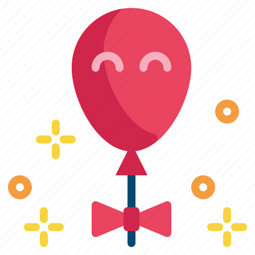 Smile, happy, flying, balloon, party icon - Download on Iconfinder
