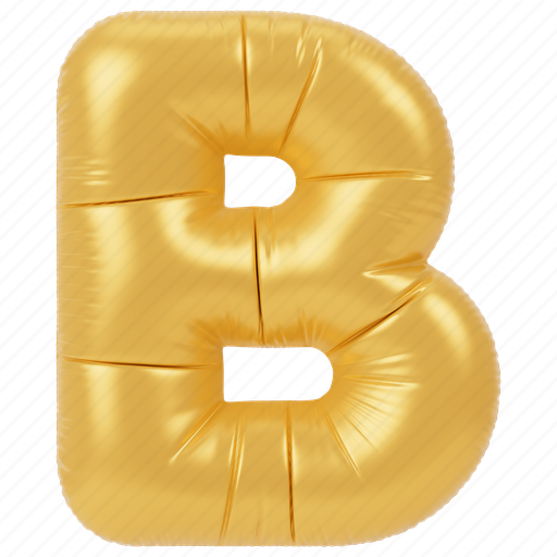 B, alphabet, text, font, abc, letters, balloon icon - Download on Iconfinder